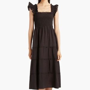 Ellie Nap Dress in black dot